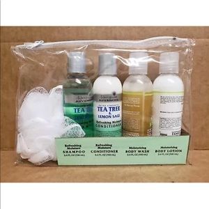 New tea tree oil shampoo coconut hair care set